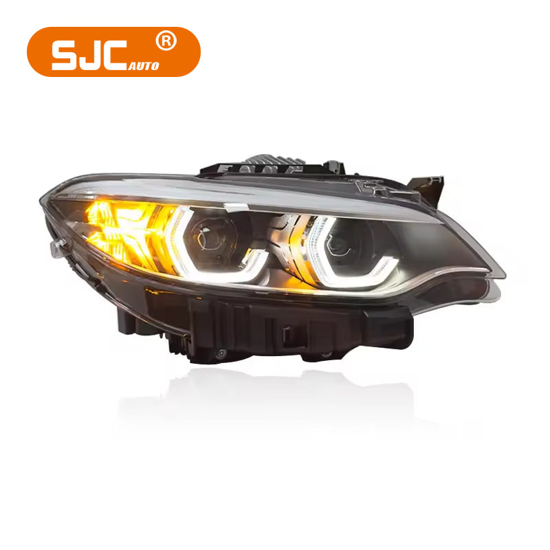 Mikke otomatik yüksek kalite LED kafa lambaları BMW 2 serisi için F22 M2 2014 2019-lazer Lens yeni yükseltme araba aydınlatma ön ışıkları