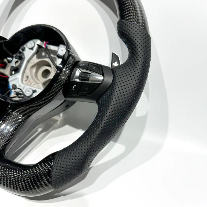 Premium Carbon Fiber & Genuine Leather Sport Steering Wheel for BMW (F80 F10 F12 F15 F20 F22 F30 F31 F32 F33 F36 M3)