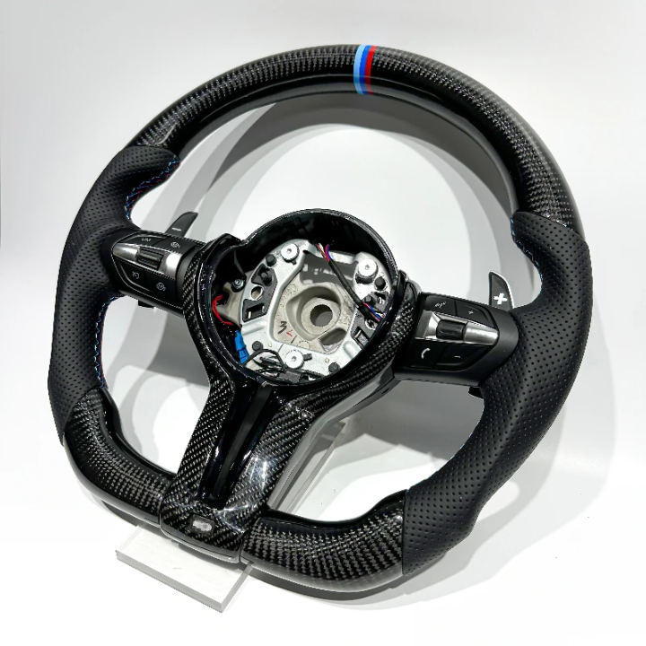 Premium Carbon Fiber & Genuine Leather Sport Steering Wheel for BMW (F80 F10 F12 F15 F20 F22 F30 F31 F32 F33 F36 M3)